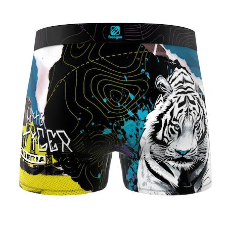 Lot de 3 boxers junior collection pop art animals Noir/jaune/orange/bleu/fushia/turquoise/blanc 6 - vertbaudet enfant 