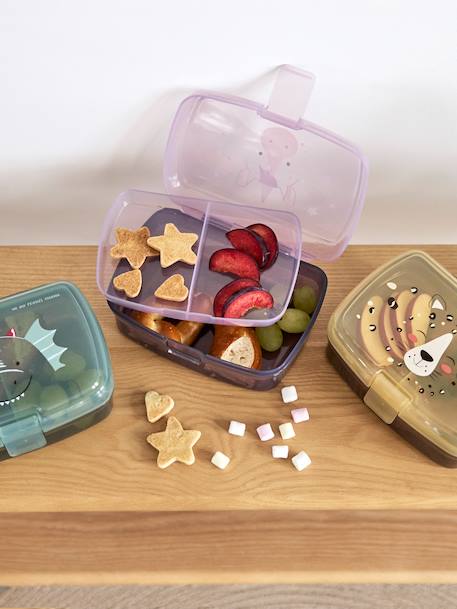 Boîte à goûter About Friends jaune+lilas+vert 7 - vertbaudet enfant 