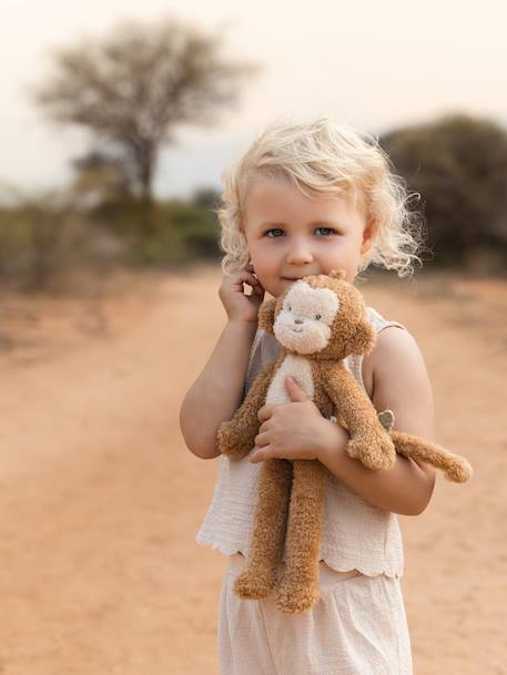 Peluche singe Safari Friends marron 1 - vertbaudet enfant 
