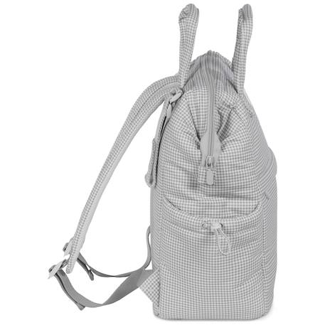 Sac à dos à langer little bloom vichy gris Gris 6 - vertbaudet enfant 