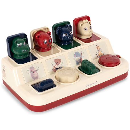 Pop-up musical Ecru, rouge, vert 1 - vertbaudet enfant 