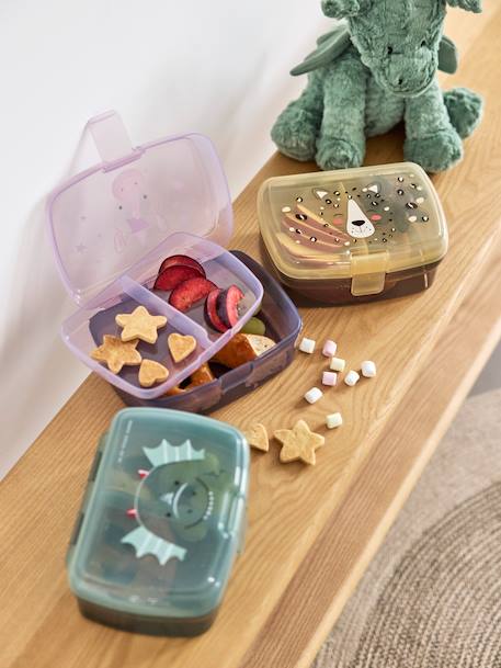 Boîte à goûter About Friends jaune+lilas+vert 1 - vertbaudet enfant 