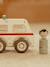 Ambulance en bois blanc 1 - vertbaudet enfant 