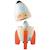 Fusées magnétiques en bois fsc Beige, orange, bleu 4 - vertbaudet enfant 