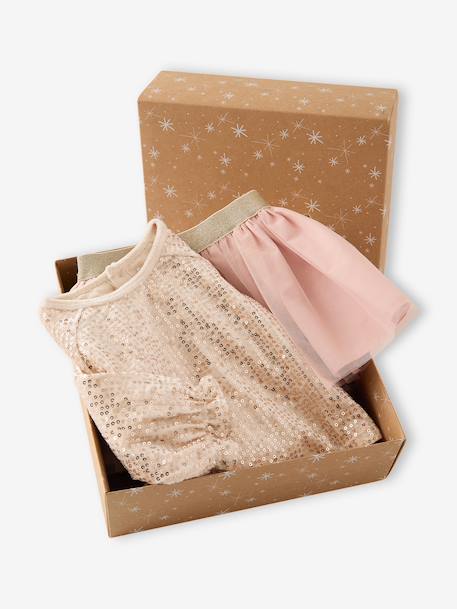 Ensemble jupon et top bébé fille rose 7 - vertbaudet enfant 