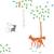 Stickers balade en forêt (70 x 70 cm) Vert, marron 2 - vertbaudet enfant 