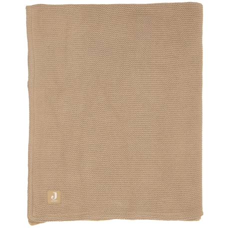 Couverture basic knit hazel-fleece (75 x 100 cm) Marron 2 - vertbaudet enfant 