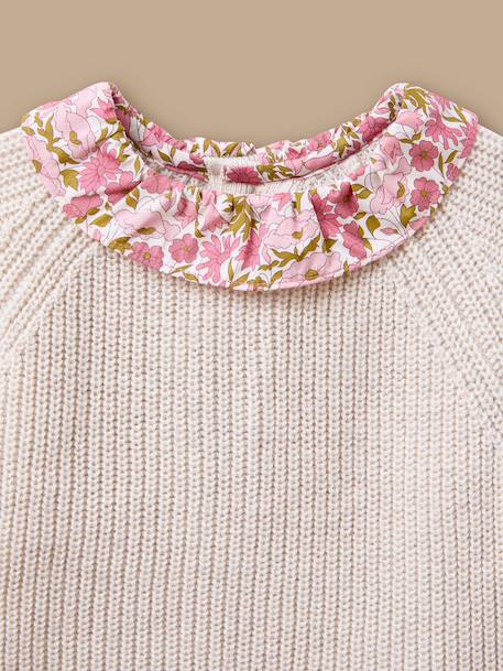 Pull col tissu liberty bébé Liberty poppy and daisy 2 - vertbaudet enfant 