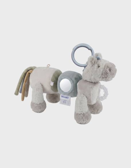 Peluche d'éveil musicale poney lino Beige 1 - vertbaudet enfant 