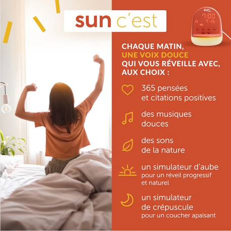 Réveil sun terracotta (10 ans et+) Terracotta 4 - vertbaudet enfant 