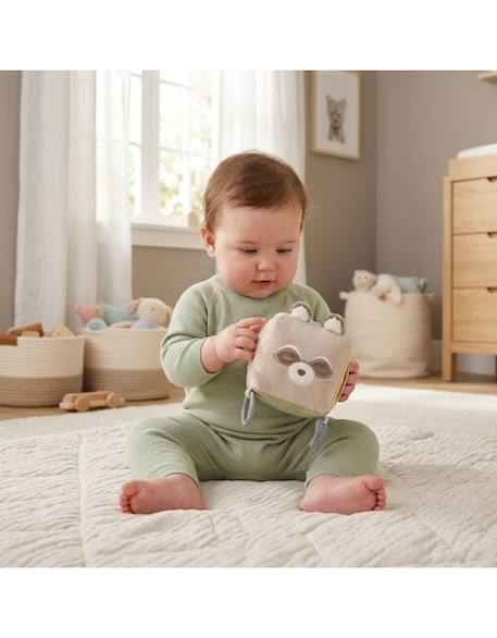 Cube activités bébé Beige 2 - vertbaudet enfant 