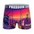 Lot de 3 boxers junior collection world painting Rose/violet/orange/vert/jaune 2 - vertbaudet enfant 