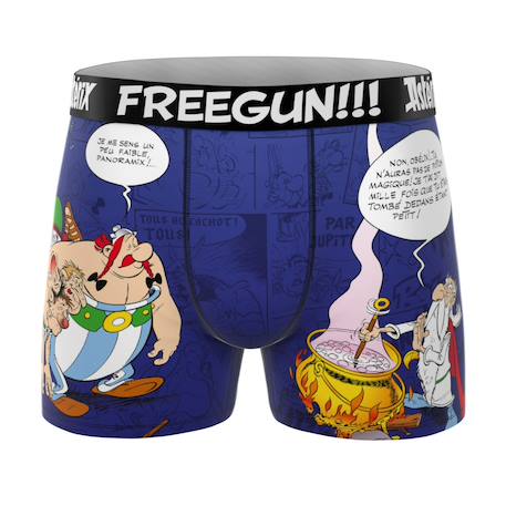 Lot de 4 boxers junior asterix Violet/rouge/gris foncé/vert/bleu/noir 6 - vertbaudet enfant 