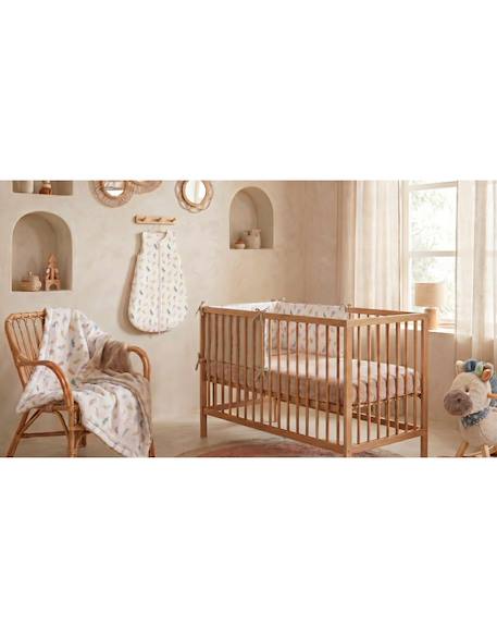 Tour de lit coton bio Beige 2 - vertbaudet enfant 