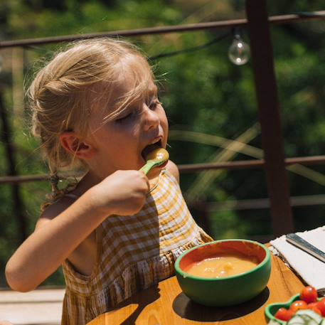 Set repas bébé bol et cuillère wally la pastèque Rouge, vert, noir 5 - vertbaudet enfant 