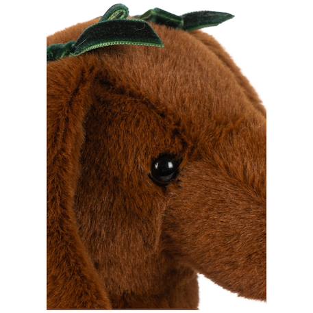 Peluche chien saucisse chorizo et son panier Marron, rouge, écru 5 - vertbaudet enfant 
