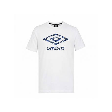 T-shirt junior col rond regular en coton - basic Blanc/camouflage 1 - vertbaudet enfant 