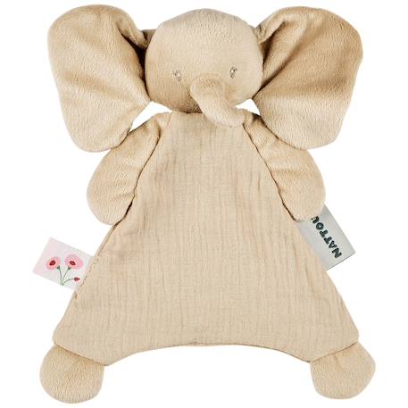 Mini doudou Fanfan Biche tout doux – 25 cm, dès la naissance Beige+Marron, écru, rose 1 - vertbaudet enfant 