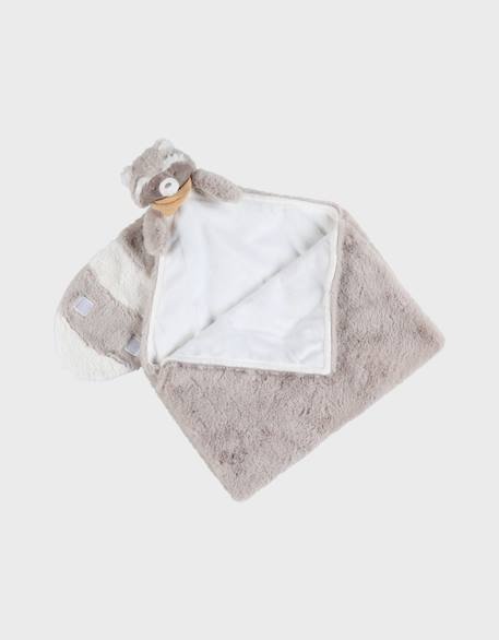 Doudou couverture raton laveur raku Ecru 6 - vertbaudet enfant 