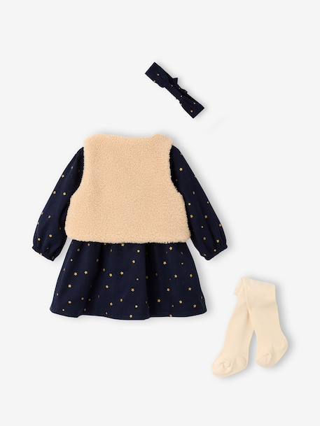 Ensemble robe bébé fille marine 7 - vertbaudet enfant 