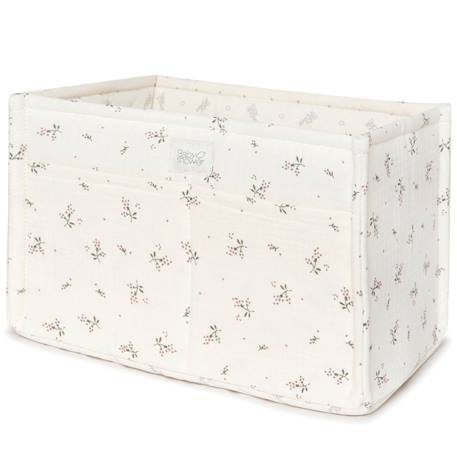 Panier de toilette big roseberry (29 cm) Ecru, rose, vert 1 - vertbaudet enfant 