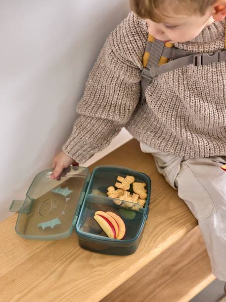 Boîte à goûter About Friends jaune+lilas+vert 13 - vertbaudet enfant 