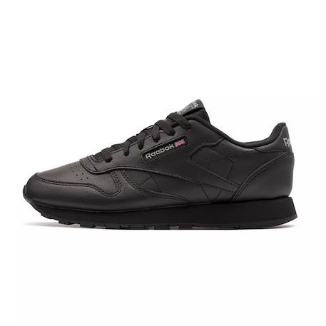 Baskets garçon en cuir Noir/blanc 2 - vertbaudet enfant 