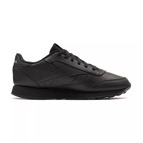 Baskets garçon en cuir Noir/blanc 1 - vertbaudet enfant 