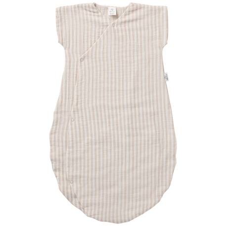 Gigoteuse été rayée galet tog 1,6 (0-6 mois) Beige, blanc 1 - vertbaudet enfant 