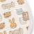 Lot de 5 bavoirs imperméables jollies Blanc, marron, bleu 4 - vertbaudet enfant 