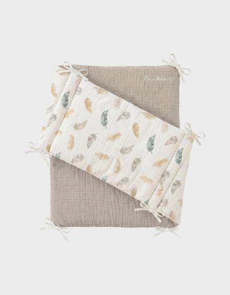 Tour de lit coton bio Beige 1 - vertbaudet enfant 