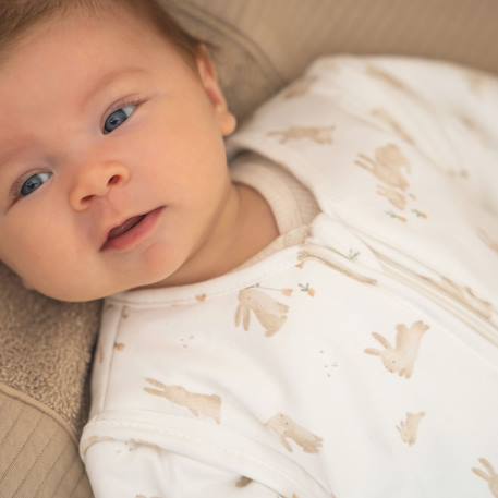 Gigoteuse hiver baby bunny tog 2,5 (3-9 mois) Ecru, marron, orange 3 - vertbaudet enfant 
