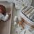 Lot de 2 paniers de rangement matelassé blueberries Bleu, marron, banc 2 - vertbaudet enfant 