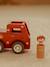 Camion pompier en bois rouge 2 - vertbaudet enfant 