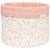 Panier de toilette rond grand blooming safari Rose, beige 1 - vertbaudet enfant 