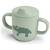 Tasse à bec à 2 anses en silicone playground vert Vert 1 - vertbaudet enfant 