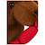 Peluche chien saucisse chorizo et son panier Marron, rouge, écru 4 - vertbaudet enfant 