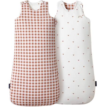 Gigoteuse 4 saisons réversible vichy tog 1 / 2 / 3 (0-6 mois) Blanc 1 - vertbaudet enfant 