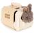 Peluche chien et sa caisse Gris, blanc, noir 1 - vertbaudet enfant 