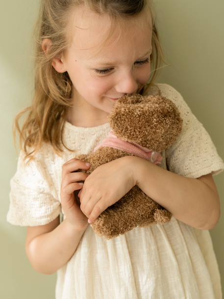 Peluche chien Jackie en sac rose 2 - vertbaudet enfant 