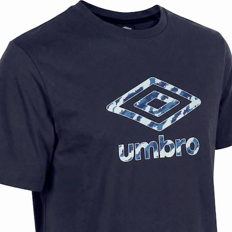 T-shirt junior col rond regular en coton - basic Bleu marine/camouflage 3 - vertbaudet enfant 