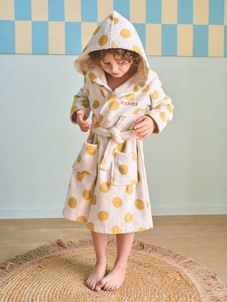 Poncho plaid polaire fille écru 4 - vertbaudet enfant 