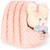 Peluche chat calore beige et son panier Beige, rose 1 - vertbaudet enfant 