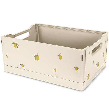 Lot de 2 boîtes de rangement lemon Jaune, vert+Rose, rouge 1 - vertbaudet enfant 