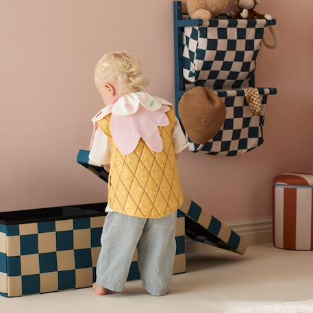 Rangement mural carreaux bleu Bleu, blanc 6 - vertbaudet enfant 