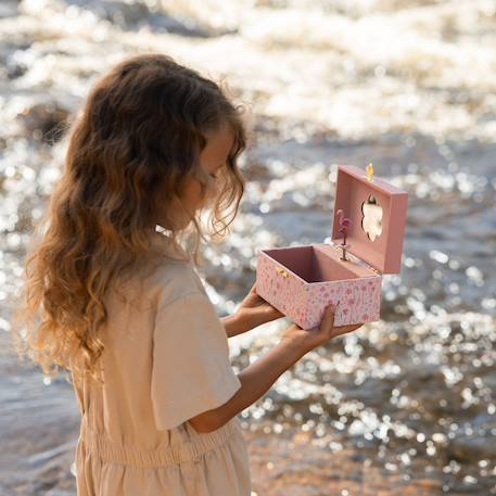 Boîte à bijoux musicale flamant rose safari friends Rose 4 - vertbaudet enfant 