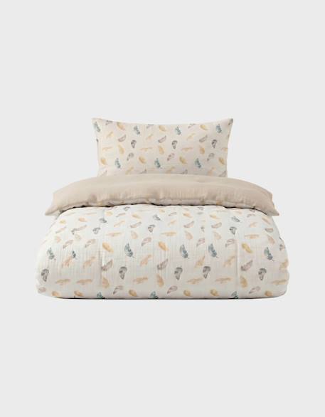 Housse de couette  coton bio Beige 2 - vertbaudet enfant 