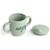 Tasse à bec à 2 anses en silicone playground vert Vert 2 - vertbaudet enfant 