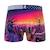 Lot de 3 boxers junior collection world painting Rose/violet/orange/vert/jaune 6 - vertbaudet enfant 