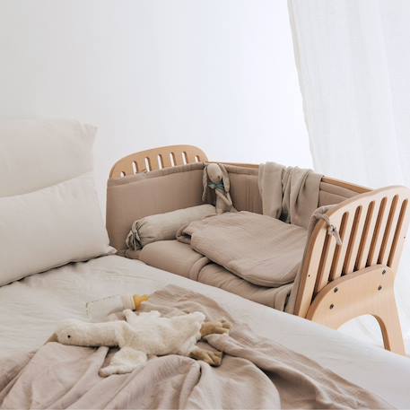 Drap housse de matelas cododo latte powder Gris 2 - vertbaudet enfant 